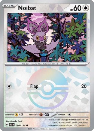 Noibat (090/131) (Poke Ball Pattern) [Scarlet & Violet: Prismatic Evolutions] - Trinity Hobby