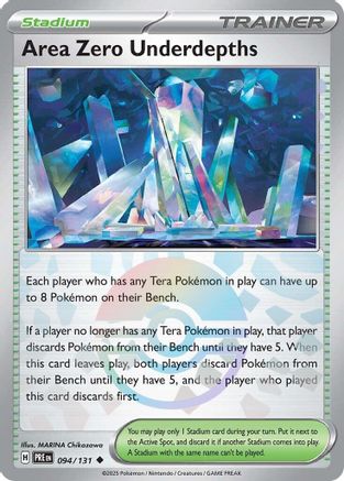 Area Zero Underdepths (094/131) (Poke Ball Pattern) [Scarlet & Violet: Prismatic Evolutions] - Trinity Hobby