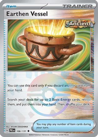 Earthen Vessel (106/131) (Poke Ball Pattern) [Scarlet & Violet: Prismatic Evolutions] - Trinity Hobby