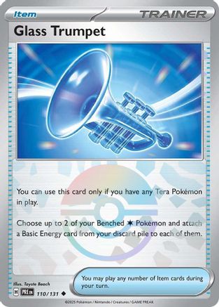 Glass Trumpet (110/131) (Poke Ball Pattern) [Scarlet & Violet: Prismatic Evolutions] - Trinity Hobby