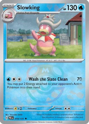 Slowking (019/131) (Master Ball Pattern) [Scarlet & Violet: Prismatic Evolutions] - Trinity Hobby