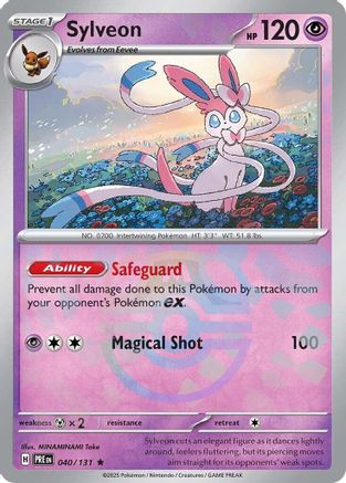 Sylveon (040/131) (Master Ball Pattern) [Scarlet & Violet: Prismatic Evolutions] - Trinity Hobby
