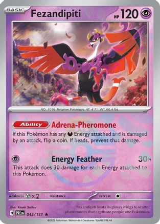 Fezandipiti (045/131) (Master Ball Pattern) [Scarlet & Violet: Prismatic Evolutions] - Trinity Hobby