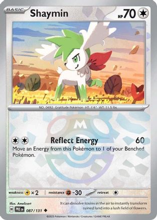 Shaymin (087/131) (Master Ball Pattern) [Scarlet & Violet: Prismatic Evolutions] - Trinity Hobby