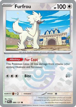 Furfrou (088/131) (Master Ball Pattern) [Scarlet & Violet: Prismatic Evolutions] - Trinity Hobby