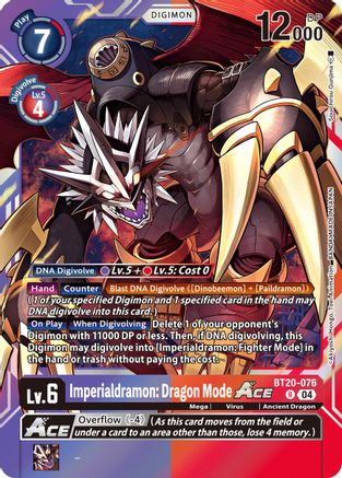 Imperialdramon: Dragon Mode ACE [BT20-076] [Release Special Booster Ver.2.5] - Trinity Hobby