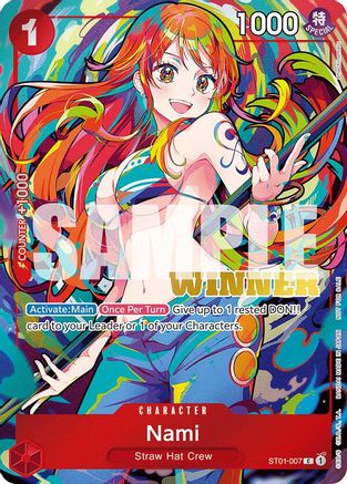 Nami (2025 New Year Event Winner) (ST01-007) - [One Piece Promotion Cards] Foil