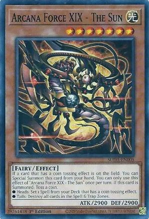 Arcana Force XIX - The Sun [SUDA-EN005] Common - Trinity Hobby