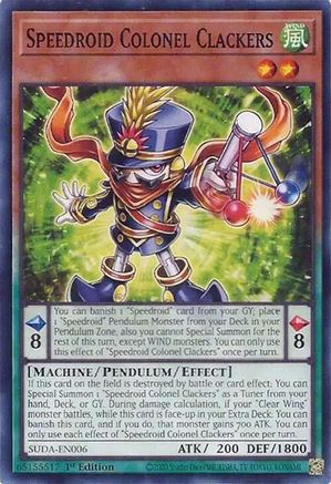 Speedroid Colonel Clackers [SUDA-EN006] Common - Trinity Hobby