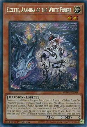 Elzette, Azamina of the White Forest [SUDA-EN008] Secret Rare - Trinity Hobby