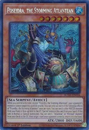 Poseidra, the Storming Atlantean [SUDA-EN016] Secret Rare - Trinity Hobby
