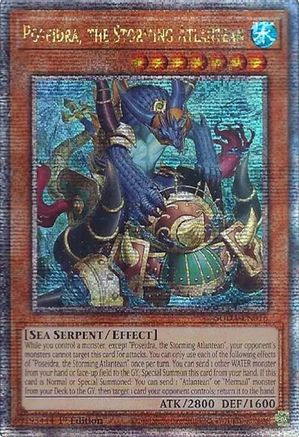 Poseidra, the Storming Atlantean (Quarter Century Secret Rare) [SUDA-EN016] Quarter Century Secret Rare - Trinity Hobby