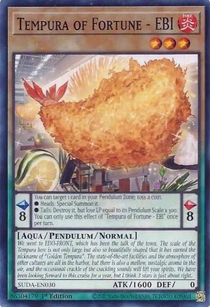 Tempura of Fortune - EBI [SUDA-EN030] Common - Trinity Hobby