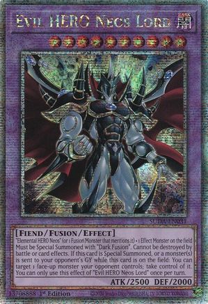 Evil HERO Neos Lord (Quarter Century Secret Rare) [SUDA-EN031] Quarter Century Secret Rare - Trinity Hobby