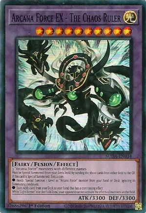 Arcana Force EX - The Chaos Ruler [SUDA-EN034] Super Rare - Trinity Hobby