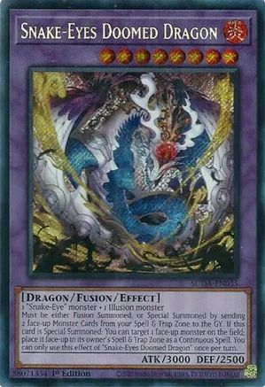 Snake-Eyes Doomed Dragon [SUDA-EN035] Secret Rare - Trinity Hobby