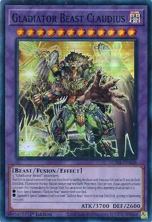 Gladiator Beast Claudius [SUDA-EN038] Super Rare - Trinity Hobby