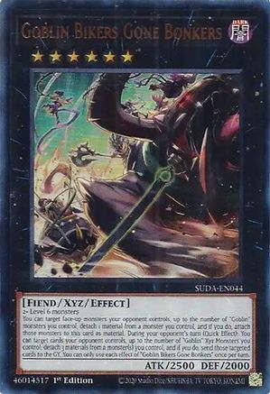Goblin Bikers Gone Bonkers [SUDA-EN044] Ultra Rare - Trinity Hobby