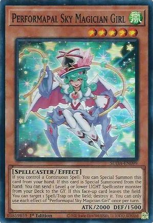 Performapal Sky Magician Girl [SUDA-EN099] Super Rare - Trinity Hobby