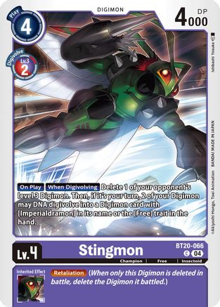 Stingmon [BT20-066] [Release Special Booster Ver.2.5] - Trinity Hobby