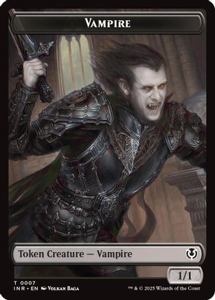 Vampire (0007) // Vampire (0008) Double-Sided Token (INR-7 // 8) - [Innistrad Remastered] Foil - Trinity Hobby