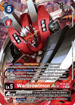 WarGrowlmon ACE [BT19-011] (Alternate Art) [Release Special Booster Ver.2.5] - Trinity Hobby