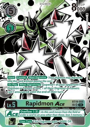 Rapidmon ACE [BT19-050] (Textured) [Release Special Booster Ver.2.5] - Trinity Hobby