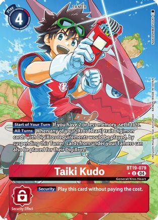 Taiki Kudo [BT19-079] (Alternate Art) [Release Special Booster Ver.2.5] - Trinity Hobby