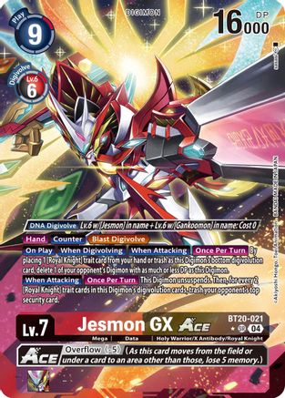 Jesmon GX ACE [BT20-021] (Alternate Art) [Release Special Booster Ver.2.5] - Trinity Hobby