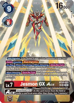 Jesmon GX ACE [BT20-021] (Textured) [Release Special Booster Ver.2.5] - Trinity Hobby