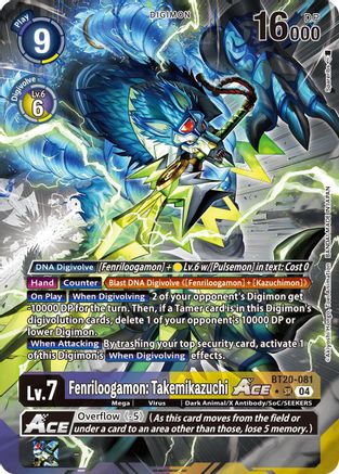 Fenriloogamon: Takemikazuchi ACE [BT20-081] (Alternate Art) [Release Special Booster Ver.2.5] - Trinity Hobby