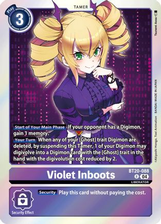 Violet Inboots [BT20-088] - BT20-088 [Release Special Booster Ver.2.5] - Trinity Hobby
