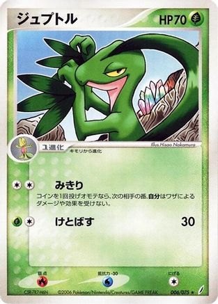 Grovyle (Japanese)  006/075 - [Miracle Crystal]