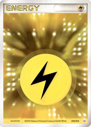 Basic Lightning Energy - 010/015 (Japanese)  010/015 - [Gift Box Mew  Lucario Mew Quarter Deck]