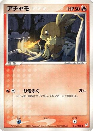 Torchic (Japanese)  016/080 - [Magma VS Aqua Two Ambitions]