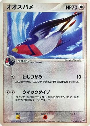 Swellow (Japanese)  058/080 - [Magma VS Aqua Two Ambitions]