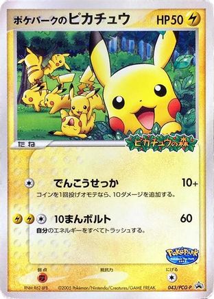 PokePark's Pikachu - 043/PCG-P (Japanese)  043/PCG-P - [PCGP Promotional cards]