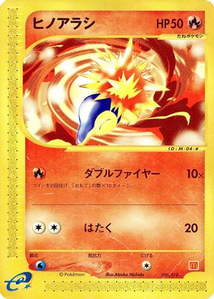 Cyndaquil (Japanese)  006/018 - [McDonalds Pokmone Minimum Pack]