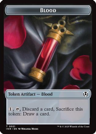 Blood // Vampire (0007) Double-Sided Token (INR-21 // 7) - [Innistrad Remastered] Foil - Trinity Hobby
