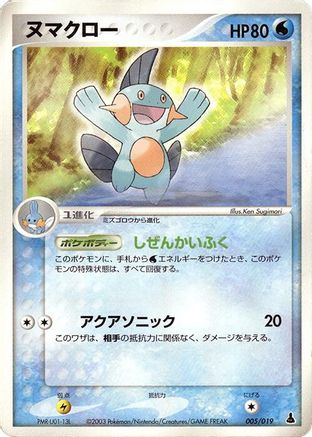 Marshtomp - 005/019 (Japanese)  005/019 - [Mudkip Constructed Starter Deck]