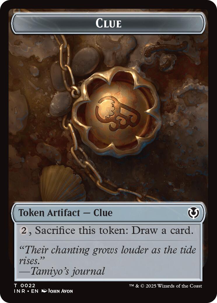 Clue // Clue Double-Sided Token [Innistrad Remastered Tokens] - Trinity Hobby