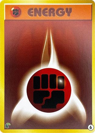 Basic Fighting Energy - 6 (Japanese)  6 - [Intro Pack Neo Chikorita]