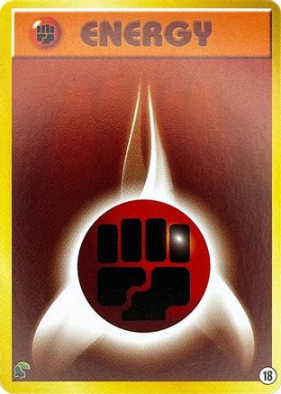 Basic Fighting Energy - 18 (Japanese)  18 - [Intro Pack Neo Chikorita]