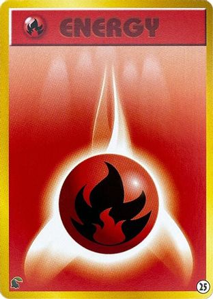 Basic Fire Energy - 25 (Japanese)  25 - [Intro Pack Neo Chikorita]
