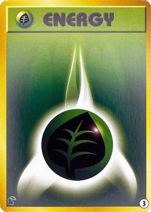 Basic Grass Energy - 3 (Japanese)  3 - [Intro Pack Neo Chikorita]