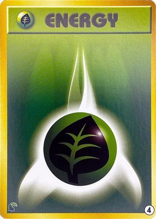 Basic Grass Energy - 4 (Japanese)  4 - [Intro Pack Neo Chikorita]