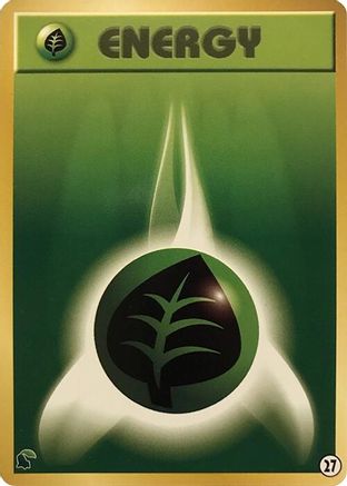 Basic Grass Energy - 27 (Japanese)  27 - [Intro Pack Neo Chikorita]