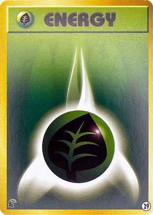 Basic Grass Energy - 29 (Japanese)  29 - [Intro Pack Neo Chikorita]