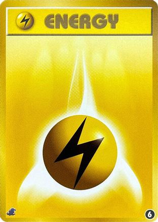 Basic Lightning Energy - 6 (Japanese)  6 - [Intro Pack Neo Totodile]