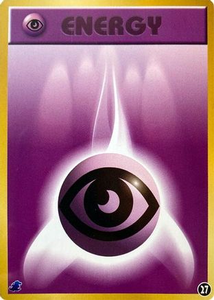 Basic Psychic Energy - 27 (Japanese)  27 - [Intro Pack Neo Totodile]